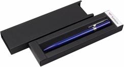 Ручка шариковая автоматическая Tombow ZOOM L105 City корпус синий линия 0.7мм подарочная упаковка, черная