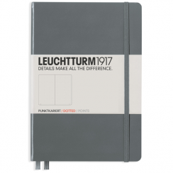 Записная книжка Leuchtturm «Medium» A5 в точку глубокий серый 251 стр.