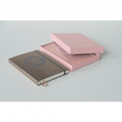 Записная книжка Leuchtturm А5 «Write don't talk» в точку с подарочной коробкой глубокий серый 251 стр.