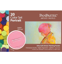 Набор пастели PanPastel "Портрет" 20 цветов в контейнерах по 9 мл