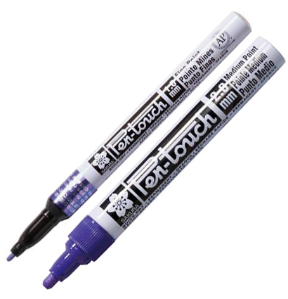Маркер / линер фиолетовый для скетчей Sakura Pen-Touch с архивными чернилами (для всех поверхностей)