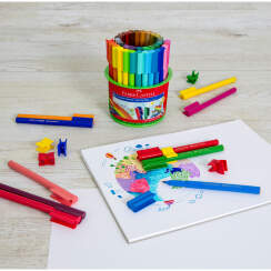 Фломастеры смываемые Faber-Castell Connector для детей набор 20 цветов