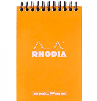 Блокнот в точку Rhodia Classic мягкая обложка оранжевый А5 / 80 листов / 80 гм