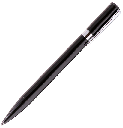 Ручка шариковая автоматическая Tombow ZOOM L105 City корпус черный линия 0.7мм подарочная упаковка, черная