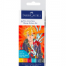 Набор брашпенов "Manga Shonen" Faber-Castell Pitt Artist Pen Brush 6 цветов купить в магазине Скетчинг Про с доставкой