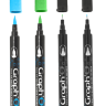 Набор акварельных маркеров-кистей Graph'O Twin Tip Watercolour с линером 12 штук купить в магазине маркеров и товаров для рисования Проскетчинг с доставкой по РФ и СНГ