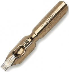 Бронзовое перо Manuscript Round Hand №1.5 2.45 мм для каллиграфии