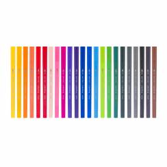 Набор брашпенов с линером Bruynzeel Fineliner / Brush Pens 24 цвета