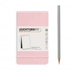 Блокнот Leuchtturm «Reporter Notepad Pocket» A6 в точку розовый 188 стр.