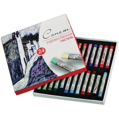 Пастель художественная сухая Сонет набор 24 цвета