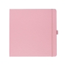 Скетчбук Sketchmarker розовый с твердой обложкой квадратный 20х20 см / 80 листов / 140 гм