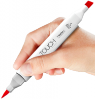 Маркер TOUCH BRUSH спиртовой двусторонний с кистью