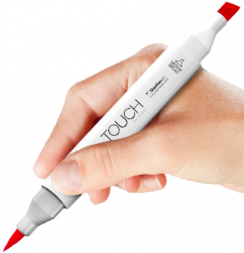 Маркер TOUCH BRUSH спиртовой двусторонний с кистью