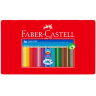 Набор цветных карандашей Faber Castell Colour Grip 36 цветов в металлическом пенале  купить в магазине товаров для рисования ПРОСКЕТЧИНГ