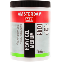 Гелевый медиум для акрила Amsterdam Heavy Gel Medium Gloss 015 прочный глянцевый в банке 1000 мл