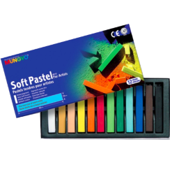 Пастель Mungyo Artists Soft Pastel сухая квадратная 12 цветов (основные)