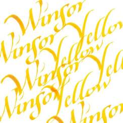 Тушь Winsor&Newton Calligraphy Ink желтый Винзор для каллиграфии прозрачная, 30 мл