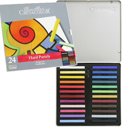 Пастель сухая Cretacolor Pastel Carre необожженая набор 24 цвета