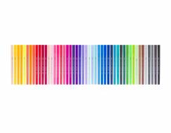 Набор брашпенов с линером Bruynzeel Fineliner / Brush Pens 48 цветов в пенале