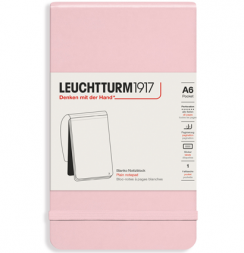 Блокнот Leuchtturm «Reporter Notepad Pocket» A6 нелинованный розовый 188 стр.