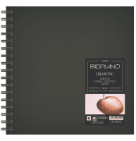 Скетчбук Fabriano Drawingbook квадратный на спирали 30х30см / 60 листов / 160 гм