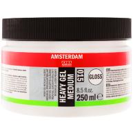 Гелевый медиум для акрила Amsterdam Heavy Gel Medium Gloss 015 прочный глянцевый в банке 250 мл
