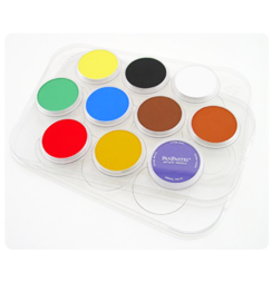 Палитра прозрачная пластмассовая для пастели PanPastel 10 ячеек, 20х28.5 см