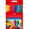 Фломастеры смываемые Faber-Castell Connector для детей набор 10 цветов купить в магазине маркеров Скетчинг ПРО с доставкой по РФ и СНГ