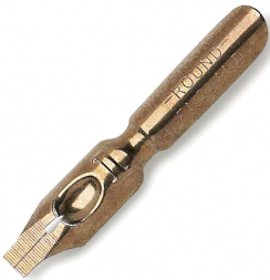 Бронзовое перо Manuscript Round Hand №0 3.75 мм для каллиграфии