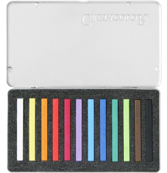 Пастель сухая Cretacolor Pastel Carre необожженая набор 12 цветов