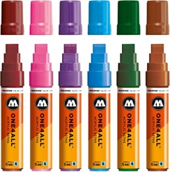 Набор акриловых маркеров Molotow ONE4ALL "Базовый 2" 6 шт / 15 мм