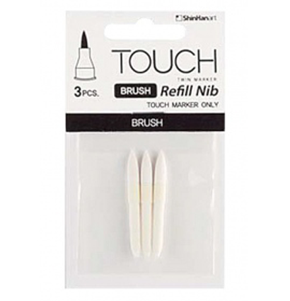 Сменное перо-кисть Brush Tip для маркеров Touch (3 шт)