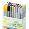 Набор маркеров Copic Ciao Manga Set 36 штук с кистью в кейсе купить в магазине маркеров и товаров для рисования Скетчинг Про с доставкой по РФ и СНГ