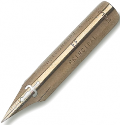 Бронзовое перо Manuscript Сopperplate EF Principal для каллиграфии