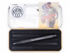 Ручка шариковая Kaweco AC Sport Black 1 мм алюминий с карбоном в футляре черная