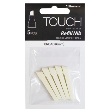 Сменное перо-долото Chisel Tip для маркеров Touch (5 шт)