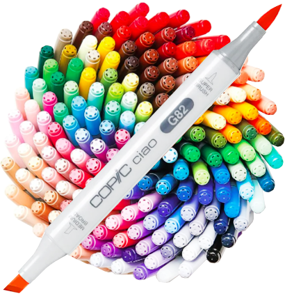 Copic Ciao поштучно купить маркеры (Копик Чао) 177 цветов для рисования и скетчинга