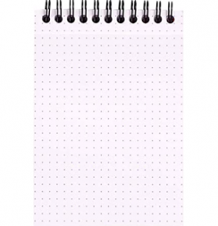 Блокнот в точку Rhodia Classic мягкая обложка черный А4 / 80 листов / 80 гм