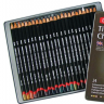 Набор угольных цветных карандашей Derwent Tinted Charcoal Pencils 24 штуки в пенале купить в магазине товаров для рисования СкетчингПро с доставкой по РФ и СНГ