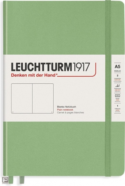 Записная книжка Leuchtturm «Composition» В5 нелинованная пастельный зеленый 123 стр.