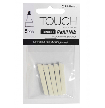 Сменное узкое перо-долото Medium Chisel Tip для маркеров Touch (5 шт)