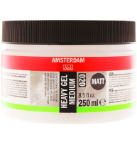 Гелевый медиум для акрила Amsterdam Heavy Gel Medium Matt 020 прочный матовый в банке 250 мл