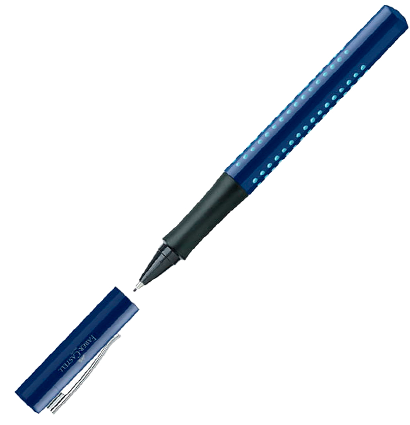 Ручка капиллярная Faber-Castell Grip 2010 синий корпус, синие чернила
