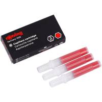 Чернила для рапидографа Rotring Capillary Cartridge красные 3 картриджа