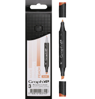 Набор маркеров для рисования Graph'It Classic Blush 3 штуки (оттенки румянца)