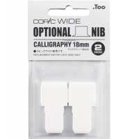 Набор перьев для маркеров Copic Wide Calligraphy широкие 18 мм 2 штуки