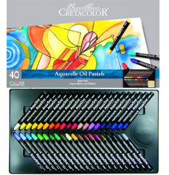 Пастель акварельная Cretacolor Aqua Stic водорастворимая набор 40 цветов в пенале