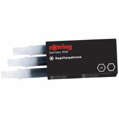 Чернила для рапидографа Rotring Capillary Cartridge черные 3 картриджа