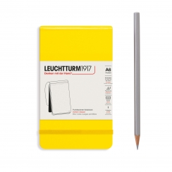 Блокнот Leuchtturm «Reporter Notepad Pocket» A6 в точку лимонный 188 стр.