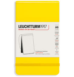 Блокнот Leuchtturm «Reporter Notepad Pocket» A6 в точку лимонный 188 стр.